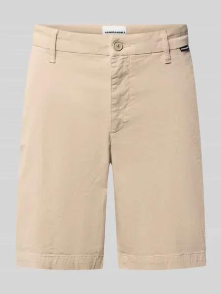 Szorty chinosy o kroju regular fit z mieszanki bawełny model CHINO' Armedangels