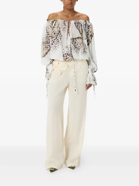 Pantaloni Blumarine cu aplicații