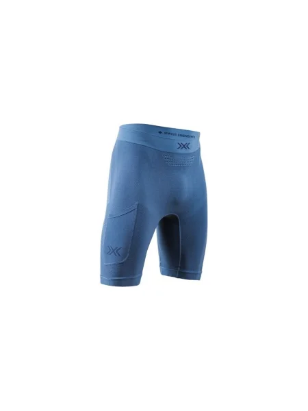 Pantaloni X-bionic alergare albastru
