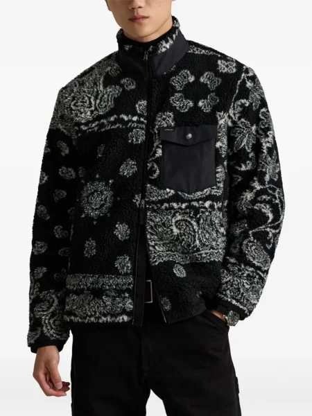 Șapcă Polo Ralph Lauren de mătase cu broderie cu dungi negru