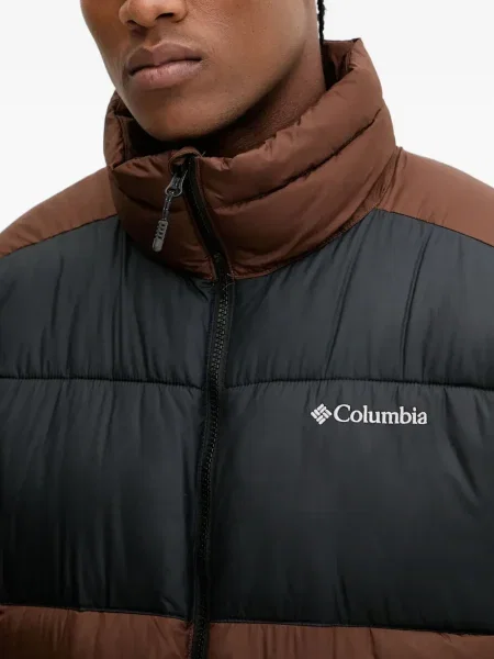 Geacă Columbia cu broderie maro