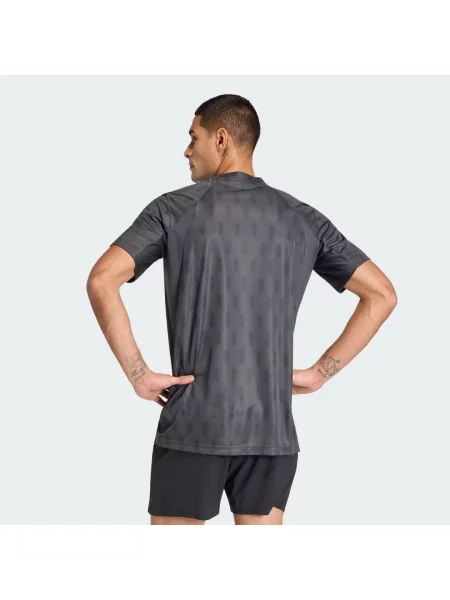 TRIČKO CLUB TENNIS CLIMACOOL GRAPHIC černé