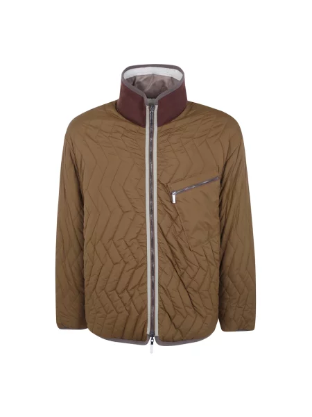Kurtka bomber Emporio Armani brązowy
