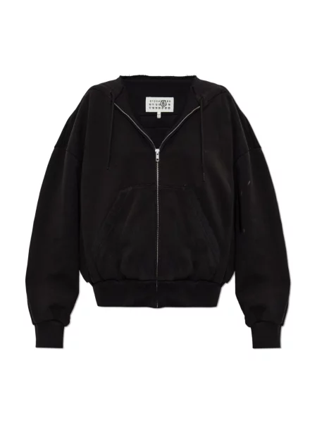 Bluza Mm6 Maison Margiela retro czarna