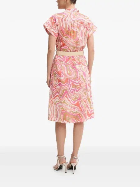 Odgovarati midi haljina La Petite Française iznad koljena ružičasta