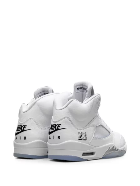 Sneakerși Jordan 5 Retro retro alb