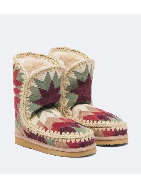 Cizme scurte Mou din piele de căprioară
