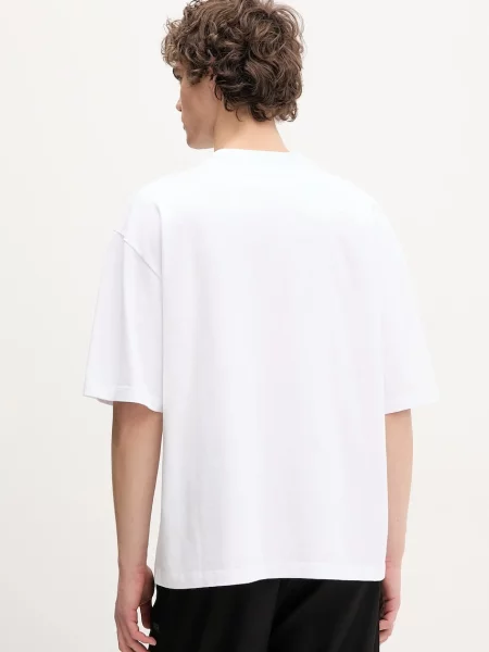 Tričko Fiorucci Space Food Print Relaxed Fit T-Shirt s potiskem bílá