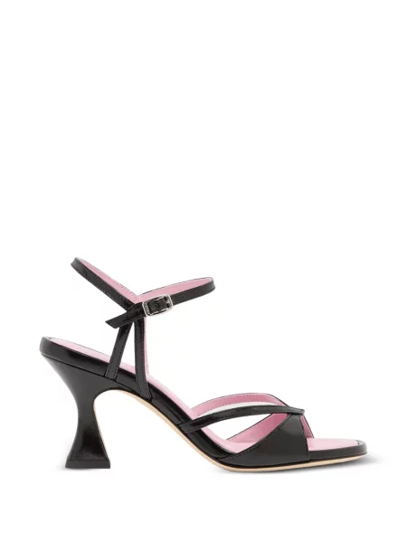 Sandale Carel Paris din piele de lac negru