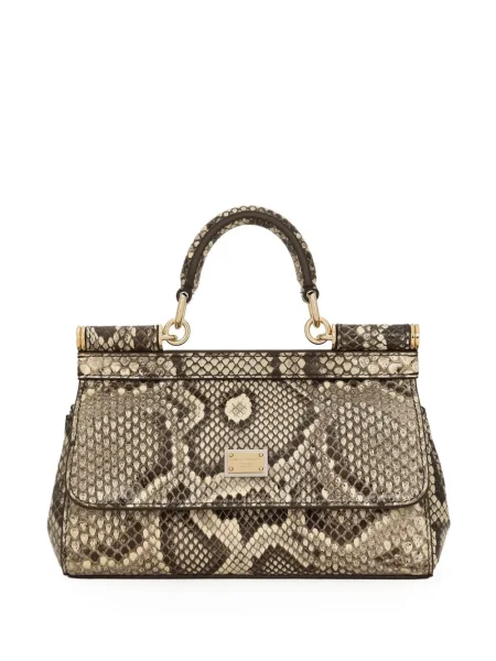 Geanta de piele Dolce & Gabbana Sicily din piele