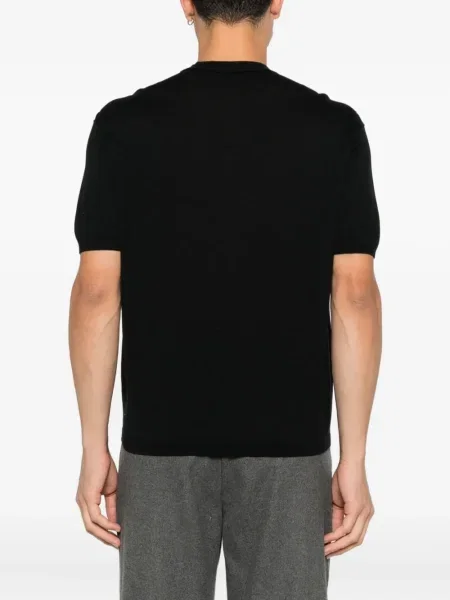 Tricou Emporio Armani scurt negru