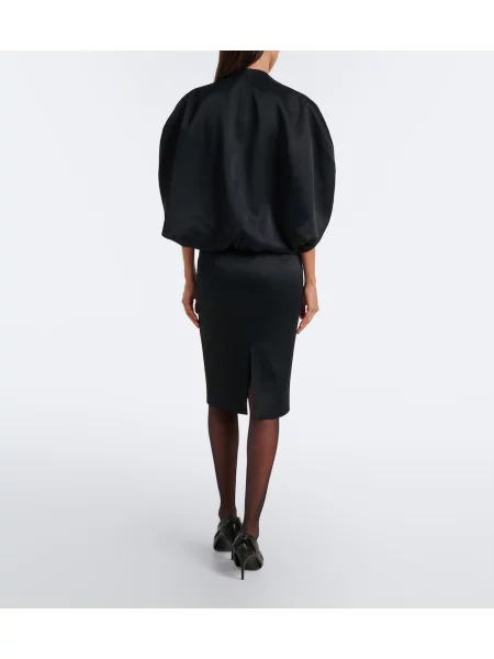 Rochie midi Khaite negru