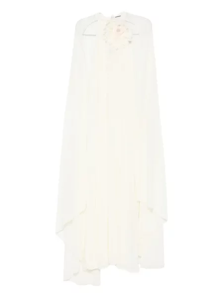 Sukienka Rahil Hesan w kwiatki biała