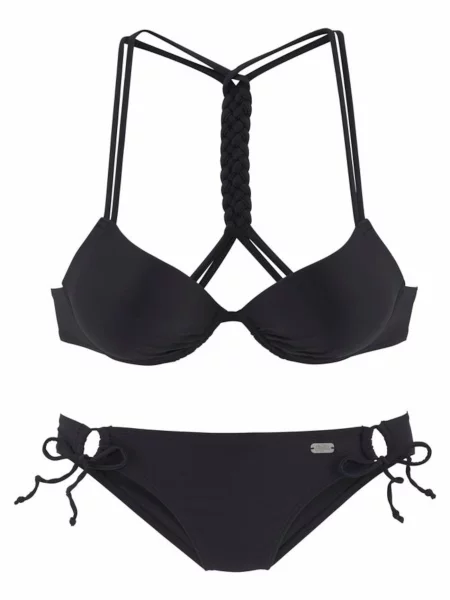 BUFFALO Costum de baie două piese negru