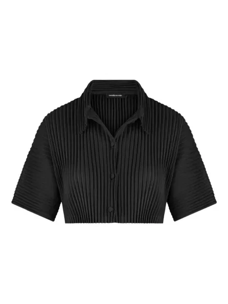 Cămașă Manière De Voir plisată negru