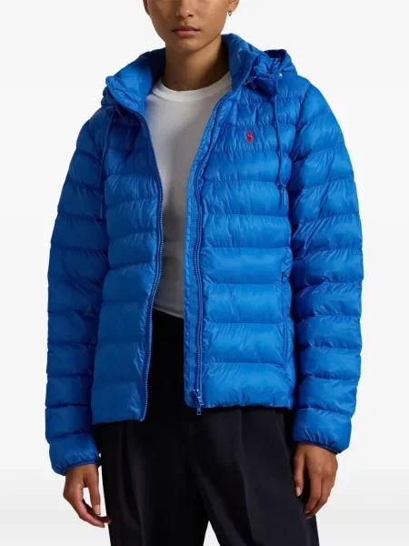 Πλεκτή μακρύς φόρεμα σε στυλ πουκάμισου Polo Ralph Lauren με halter λαιμόκοψη λευκό