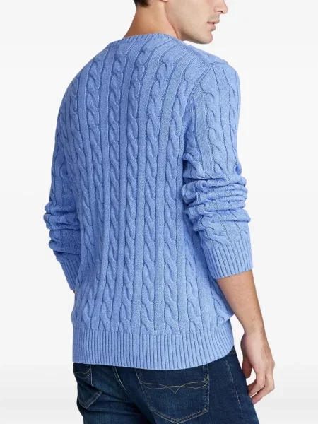 Ριγέ polo Polo Ralph Lauren με κουκούλα με αυτόγραφο λευκό