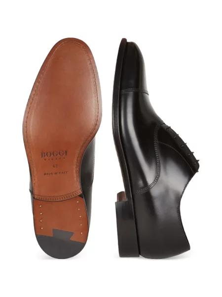Oxford Boggi Milano din piele negru