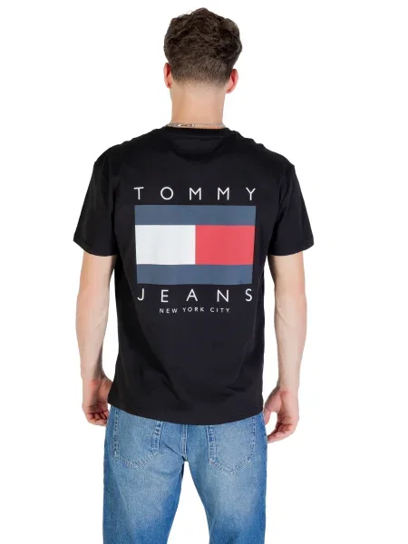 Majica Tommy Hilfiger Jeans črna