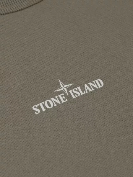 Sweter dziecięcy Stone Island zielony