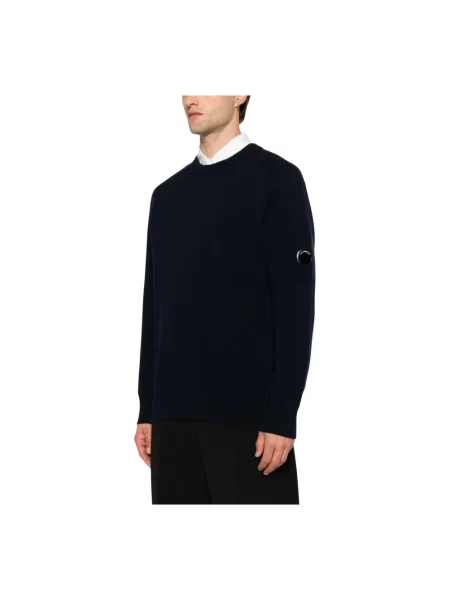Sweter C.p. Company wełniany niebieski