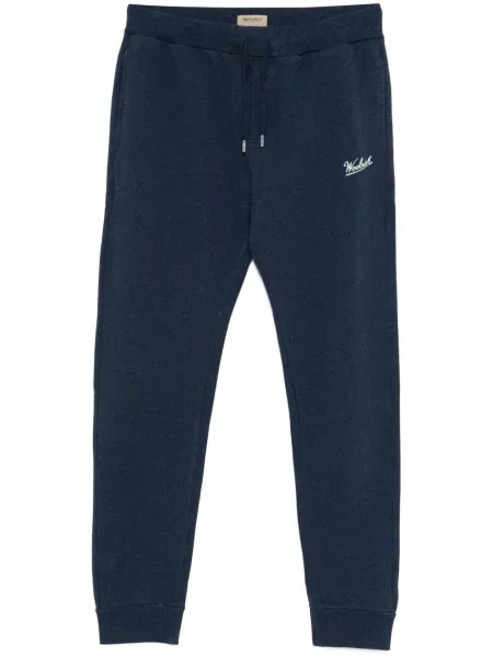 Pantaloni Woolrich albastru