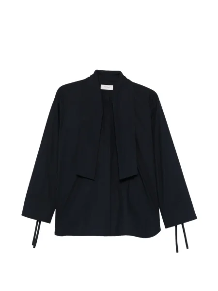 Koszula Agnona wiązana niebieska