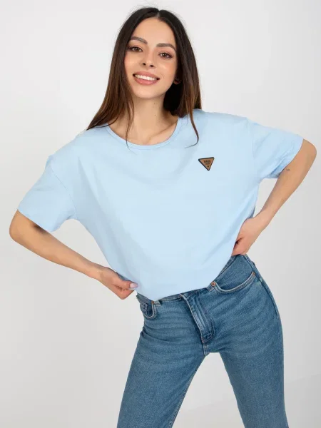Bluză Fashionhunters albastru