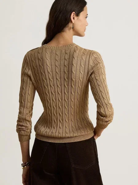LAUREN RALPH LAUREN Pulover Bej închis maro