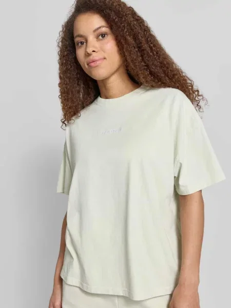Oversized t-shirt z wyhaftowanym logo model BRACY' Pegador