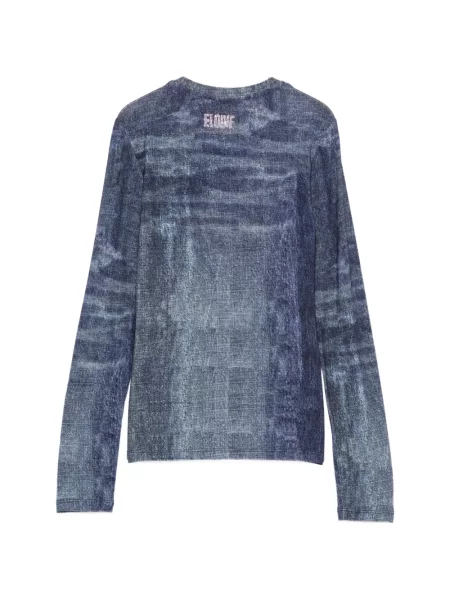 Lung tricou Liu Jo cu imagine albastru