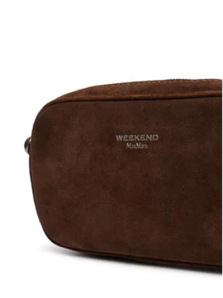 Bőr utazótáska Weekend Maxmara barna