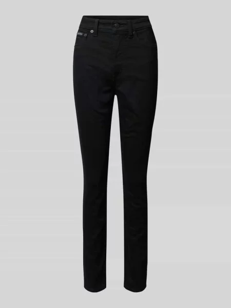 Jeansy o kroju skinny fit z 5 Calvin Klein Jeans czarne