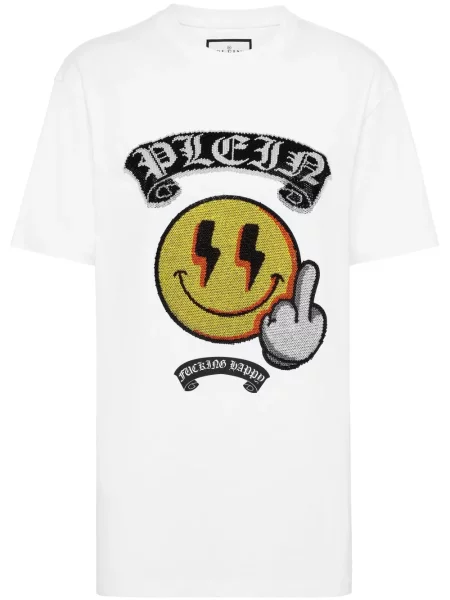 Tricou Philipp Plein alb