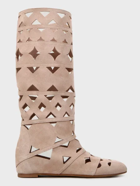 Сапоги Casadei бежевые