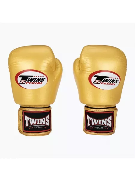 Rękawice bokserskie Twins Special gold złote