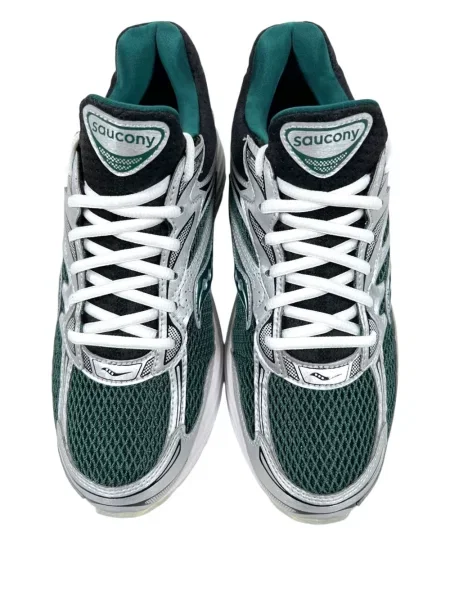 Sneakers Saucony με κορδόνια με δαντέλα πράσινο
