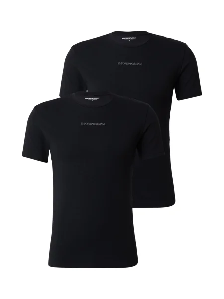 Emporio Armani Tricou gri negru
