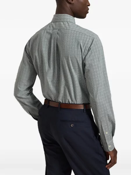Scurt șapcă Polo Ralph Lauren cu broderie din jerseu maro