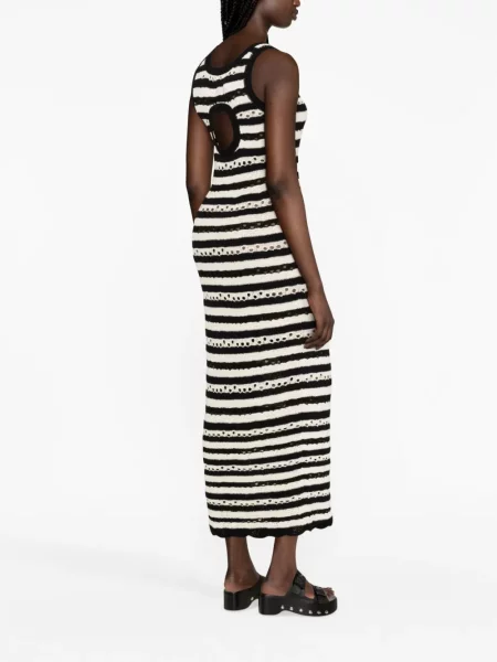 Ažūrinis kostiumas maksi maxi suknele Sonia Rykiel juoda