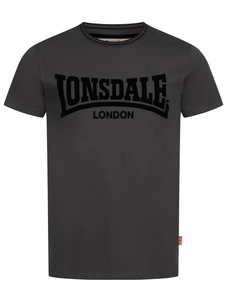 LONSDALE Tricou POTTERNEWTON gri metalic negru