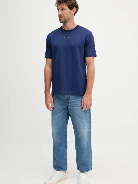Футболка Marc O'polo с принтом синяя