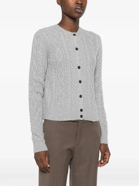 Cardigan Bompard tricotate albastru