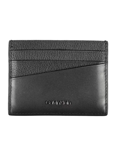 Portfel Calvin Klein skórzany elegancki czarny