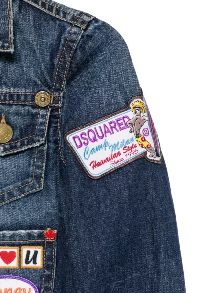Geacă de blugi Dsquared2 albastru
