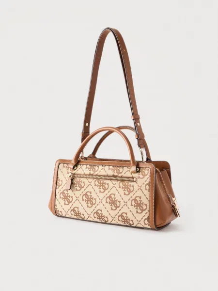 Rucsac Guess cu autograf maro