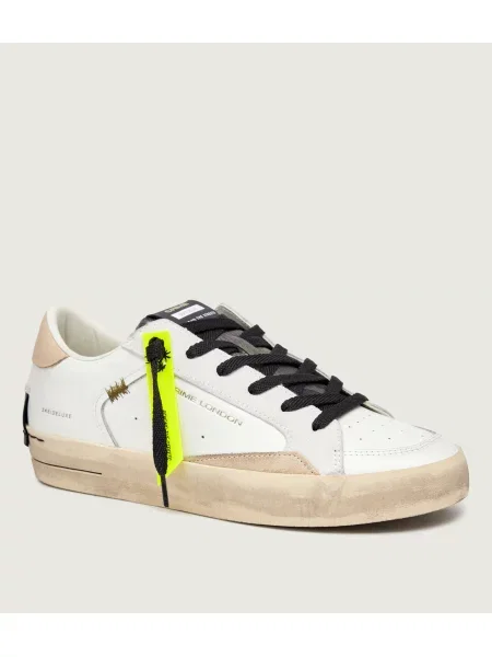 Pantofi Crime London DELUXE alb