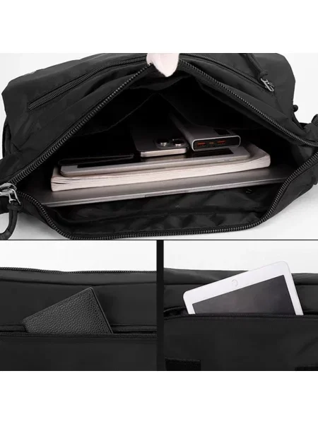 Сумка через плечо Royalbag черная