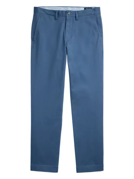 Siuvinėtas dryžuotas marškinėliai Polo Ralph Lauren izoliuoti raudona