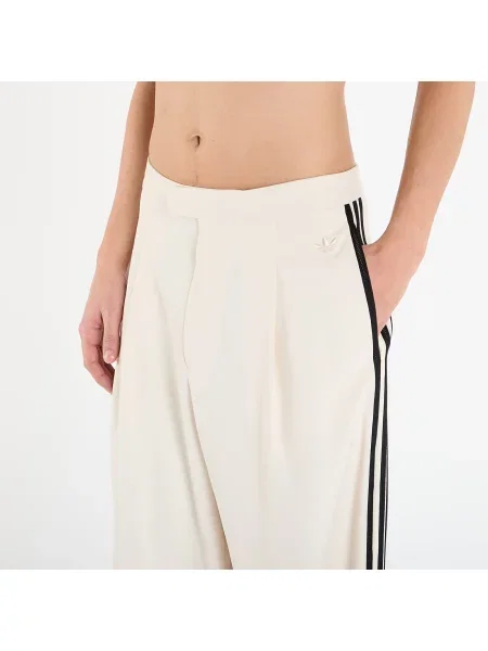 Szerokie spodnie Adidas Originals beżowe